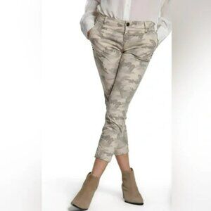 Mason's Jaqueline Curvy Crop Chino Camoflage sz 40 (US 4) EUC Gray